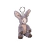 Wrendale Donkey Plush Keyring In Grey