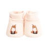 Wrendale Wrendale 'Little Forest' Fox Embroidered Baby Booties