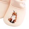 Wrendale Wrendale 'Little Forest' Fox Embroidered Baby Booties