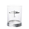 RAF Glass & Metal Whiskey Tumbler Lancaster