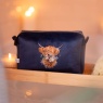 Wrendale Highland Cow Make Up Bag Daisy Coo