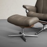 Stressless Stressless Paul Footstool With Cross Base