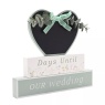 Widdop Love Story Wildflower Countdown Heart Plaque