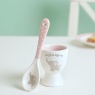 Hello Baby 2 Piece Egg Cup & Spoon Set - Pink