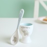 Hello Baby 2 Piece Egg Cup & Spoon Set - Blue