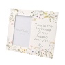 Love Story Wildflower Photo Frame 4 X 6 - Happily Ever After