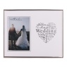 With Love Silver Heart Frame 4 X 6 - Wedding