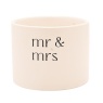 Amore Double Wick Candle - Mr and Mrs