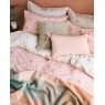 Laura Ashley Ashstead Damask Duvet Set - Natural & Coral