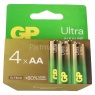 GP Ultra Alkaline AA Batteries - Pack of 4