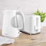 Tower Tower T20090WHT Sonar 2 Slice Toaster - White