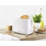 Tower Tower T20090WHT Sonar 2 Slice Toaster - White