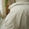 Pineapple Elephant Cotton Rich Woven Stripe Duvet Set - Green Close up