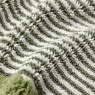 Christy Portobello Stripe Cotton Bath Mat - Sage