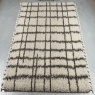 Mastercraft Mastercraft Twilight 039-0002/6933 Shaggy Fringed Rug - Cream/Black