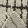 Mastercraft Mastercraft Twilight 039-0002/6933 Shaggy Fringed Rug - Cream/Black