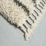 Mastercraft Mastercraft Twilight 039-0002/6933 Shaggy Fringed Rug - Cream/Black
