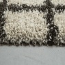 Mastercraft Mastercraft Twilight 039-0002/6933 Shaggy Fringed Rug - Cream/Black
