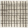 Mastercraft Mastercraft Twilight 039-0002/6933 Shaggy Fringed Rug - Cream/Black