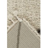 Mastercraft Mastercraft Twilight 039-0004/6933 Shaggy Fringed Rug - Cream/Black