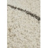 Mastercraft Mastercraft Twilight 039-0004/6933 Shaggy Fringed Rug - Cream/Black