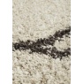Mastercraft Mastercraft Twilight 039-0006/6933 Fringed Shaggy Rug - Cream/Black