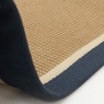 Asiatic Bordo Boucle Border Rug - Blue/Cream