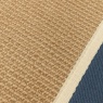Asiatic Bordo Boucle Border Rug - Blue/Cream
