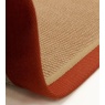 Asiatic Bordo Boucle Border Rug - Rust/Linen