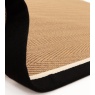 Asiatic Bordo Herringbone Border Rug - Charcoal/Cream