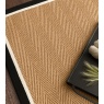 Asiatic Bordo Herringbone Border Rug - Charcoal/Cream