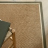Asiatic Asiatic Bordo Herringbone Border Rug - Khaki/Cream