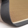 Asiatic Asiatic Bordo Herringbone Border Rug - Slate/Cream