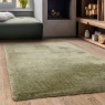 Asiatic Asiatic Opulence Cosy Shaggy Rug - Sage