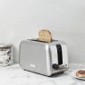 Haden 196859 Stoke 2 Slice Toaster - Brushed Steel