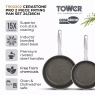 Tower Cerastone Pro 24cm & 28cm Frying Pan Twin Pack