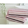 Deyongs Bliss Linear Stripe Towel - Pink
