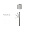 Joseph Joseph EasyStore Luxe 2-in-1 Toilet Roll Stand