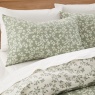 Bianca Shadow Leaves Duvet Set - Green, pillow case