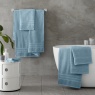 Catherine Lansfield Zero Twist Towels - Blue Lifestyle