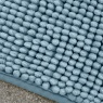 Catherine Lansfield Bobble Bath Mat 50x80cm - Blue, close up