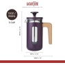 La Cafetiere Pisa 3 Cup Cafetiere 350ml - Purple
