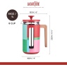 La Cafetiere Pisa 8 Cup Cafetiere 1L - Block