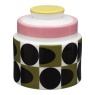Orla Kiely Orla Kiely Spot Square Oval Storage Jar - Pink