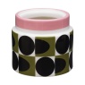 Orla Kiely Orla Kiely Spot Square Oval Storage Jar - Pink