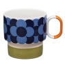 Orla Kiely Retro Stripe Mug - Green