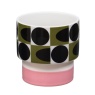 Orla Kiely Spot Square Oval Mug - Pink