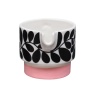 Orla Kiely Sycamore Stripe Milk Jug - Pink