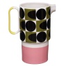 Orla Kiely Spot Square Oval Pitcher Jug 1.5L - Pink