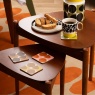 Orla Kiely Spot Square Oval Coasters Set Of 4